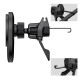 Tech-Protect V21 MagSafe Car Holder with 25W QI2.2 Inductive Charger for Cockpit/Windshield/Air Vent - Black