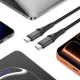 Tech-Protect Ultraboost UB11T USB-C / USB-C PD 240W / QC3.0 Cable 200 cm - Black