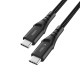 Tech-Protect Ultraboost UB11T USB-C / USB-C PD 100W / QC3.0 Cable 100 cm - Black