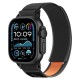 Tech-Protect Nylon Elite Strap for Apple Watch 44 / 45 / 46 / 49 mm - Black &amp;amp; Orange
