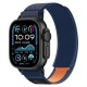 Tech-Protect Nylon Elite Strap for Apple Watch 44 / 45 / 46 / 49 mm - Navy Blue