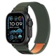 Tech-Protect Nylon Elite Strap for Apple Watch 44/45/46/49 mm - Green/Orange