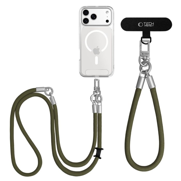Tech-Protect C10S Rope Phone Lanyard - Green