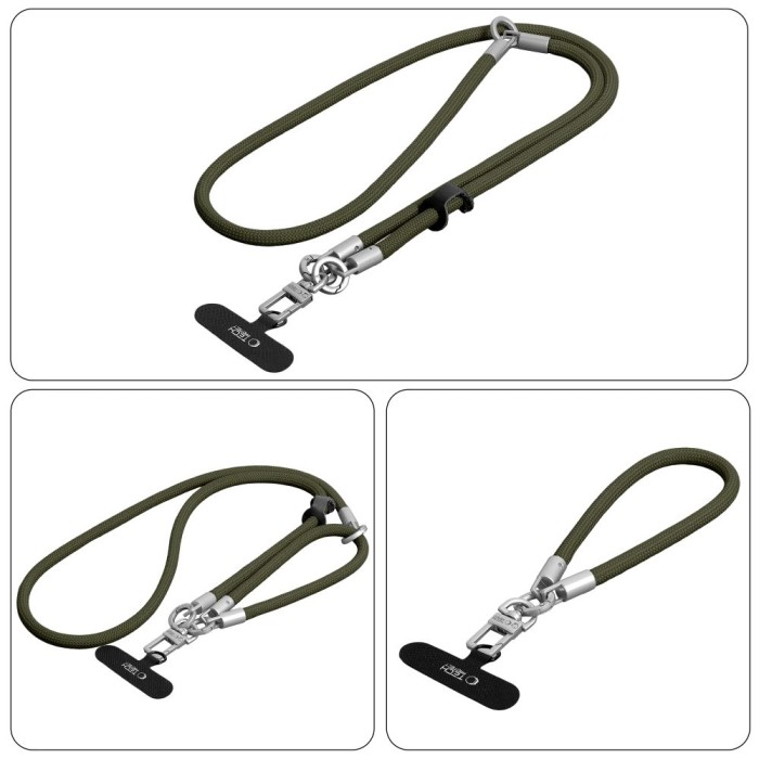 Tech-Protect C10S Rope Phone Lanyard - Green