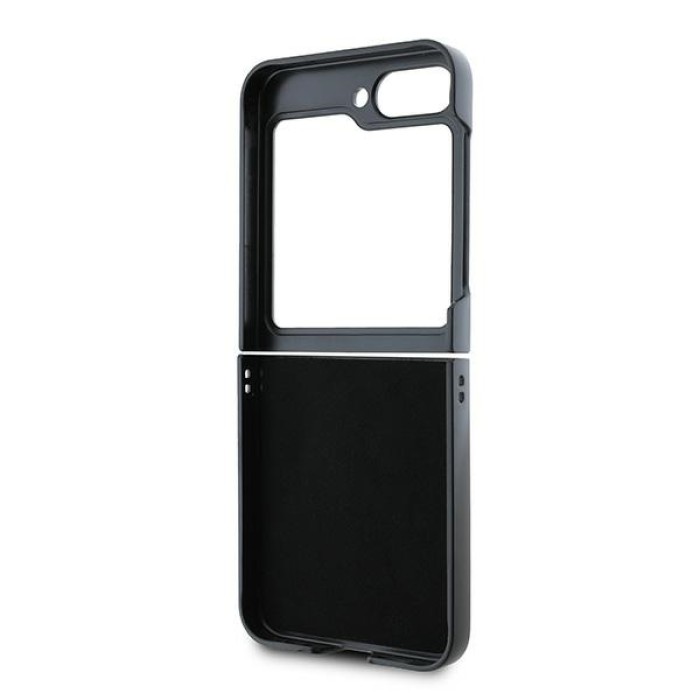 DKNY Checkered Pattern Printed Stripes case for Samsung Galaxy Z Flip 6 - black