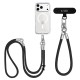 Tech-Protect C10S Rope Phone Lanyard - Black and Titanium