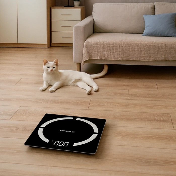 Wozinsky WIWL-30 Smart Bluetooth Bathroom Scale - Black