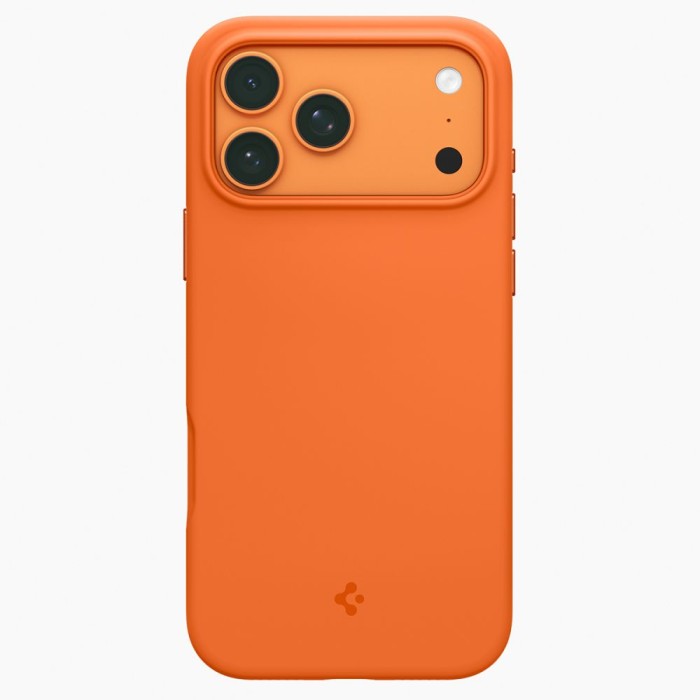 Spigen Silicone Fit Mag MagSafe Case for iPhone 17 Pro Max - Orange