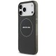 AMG Double Layer Transparent Smocked MagSafe Case for iPhone 17 Pro Max - Black