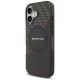 AMG Double Layer Transparent Rhombs MagSafe Case for iPhone 17 - Black and Red