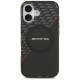 AMG Double Layer Transparent Rhombs MagSafe Case for iPhone 17 - Black and Red