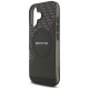 AMG Double Layer Transparent Rhombs MagSafe Case for iPhone 17 - Black and Red