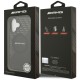 AMG Double Layer Transparent Rhombs MagSafe Case for iPhone 17 - Black and Red