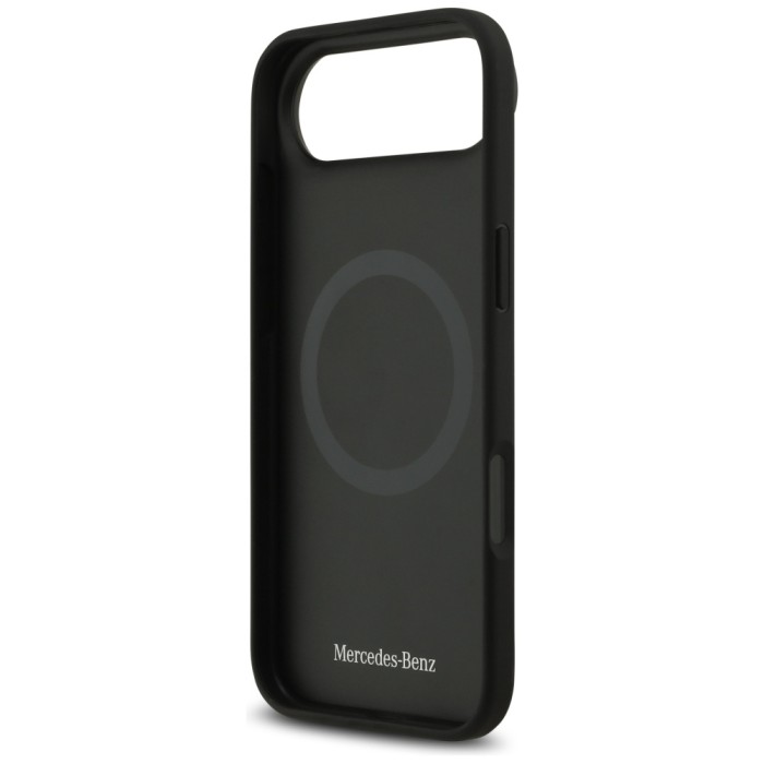 Mercedes Leather The Move MagSafe case for iPhone 17 Air - black