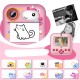 Wozinsky WDT-03 Thermal Printer Camera for Kids - Pink