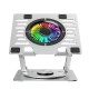 Wozinsky WDCX-X16-AS CoolBase RGB 360° cooling stand for laptop and tablet - silver