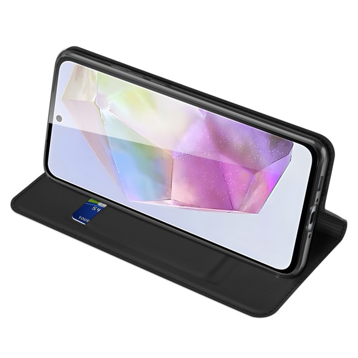 Dux Ducis Skin Pro Case for Samsung Galaxy A36 5G / A56 5G with Flip and Card Slot - Black