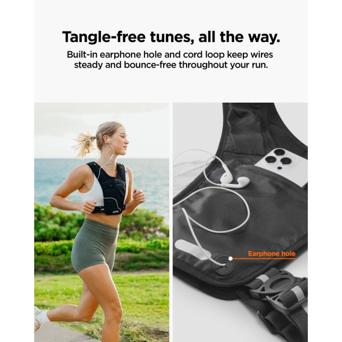 Spigen A720 Dynamic Shield Running Vest L-XL - Black