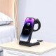 Tech-Protect QI15W-A36 3in1 Charging Station for Apple - Black