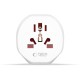 Tech-Protect Universal Travel Adapter to EU - white