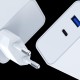 3mk FlowPower 45W 1A1C PD3.0 QC4+ Wall Charger - White