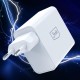 3mk FlowPower 45W 1A1C PD3.0 QC4+ Wall Charger - White