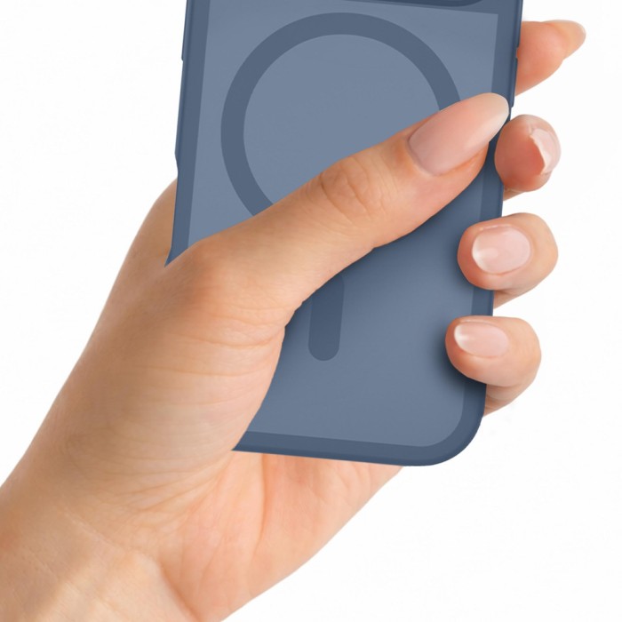 3mk Misty MagCase for iPhone 16E / 17E - blue