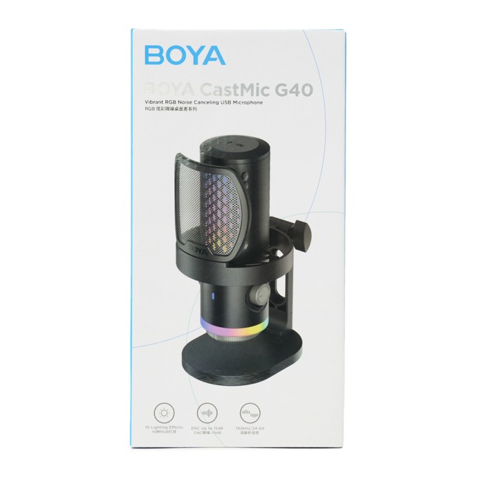 BOYA CastMic G40 Wired USB-C Gaming Microphone - Black