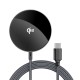 Acefast E24 Qi2 15W Magnetic Inductive Charger with 1.2m USB-C Cable - Black