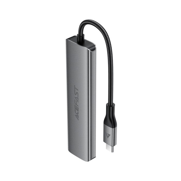 Acefast J16 USB Hub USB-C 5-in-1 HDMI 4K 60Hz PD90W Docking Station - Gray
