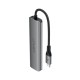 Acefast J16 USB Hub USB-C 5-in-1 HDMI 4K 60Hz PD90W Docking Station - Gray
