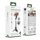 Acefast E42 Selfie Stick with Automatic Tripod and Bluetooth Remote Control 63 cm - Black