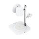 Acefast E39 Qi2.2 25W 4-in-1 Wireless Desk Charger for Phone, Watch, and Headphones with Night Light - White