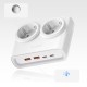 Orico PDC25 25W 6in1 Power Strip 2x AC + 2x USB-A + 2x USB-C - White