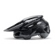 Rockbros LK-99 Mountain Bike Helmet with Adjustable Visor and Magnetic Closure 58-62 cm - Black