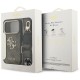 Guess 4G Big 4G Classic Logo Big Strap Metal Buttons Case for iPhone 17 Pro - Brown