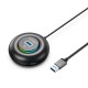 Orico YXR4-U3 RGB USB Hub 4-Port USB-A 3.0 with Audio/Microphone Port 0.3m - Black