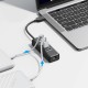 Orico PW3UR25-U3 USB Hub 4-Port 3x USB-A 3.0 1x RJ45 2.5G Ethernet 0.15m - Black