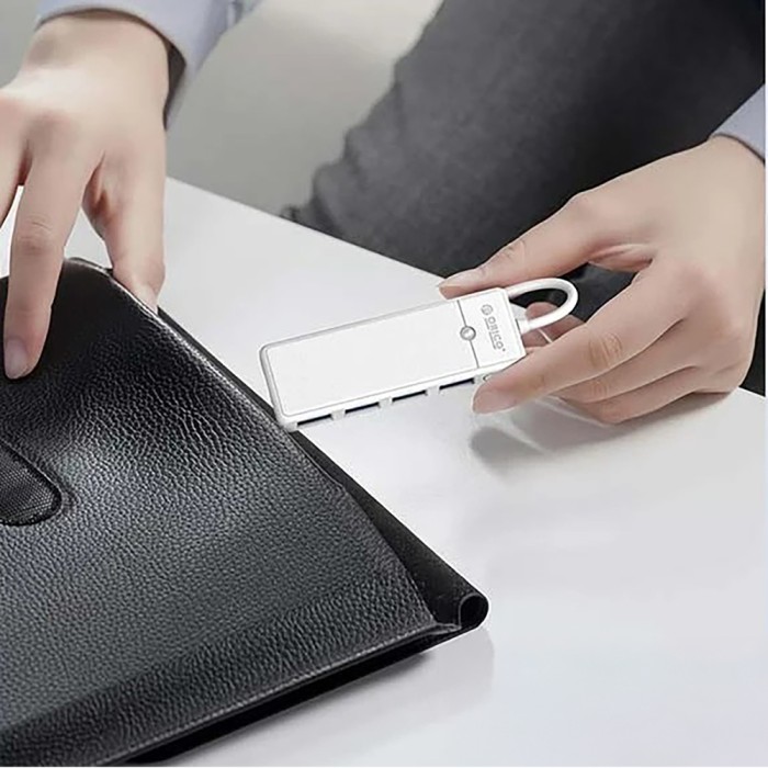 Orico PAPW4A-C3 USB Hub 4-port 4x USB-A 3.0 1.8 m - white