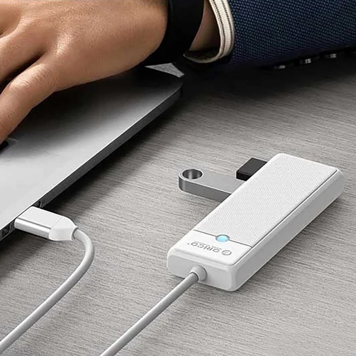 Orico PAPW4A-C3 USB Hub 4-port 4x USB-A 3.0 1.8 m - white