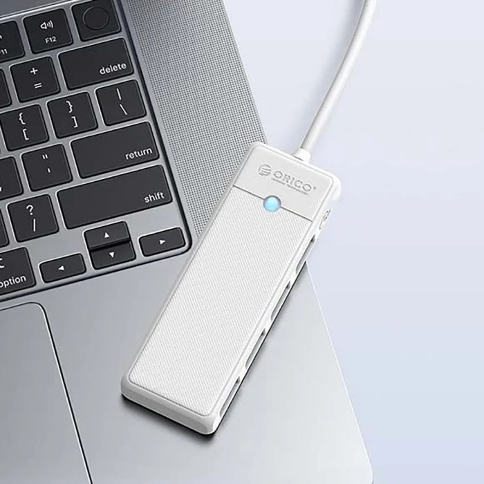 Orico PAPW4A-C3 USB Hub 4-port 4x USB-A 3.0 1.8 m - white