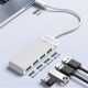 Orico PAPW4A-C3 USB Hub 4-port 4x USB-A 3.0 0.15 m - white