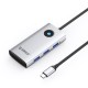 Orico PW11 6in1 USB-C Docking Station 3x USB-A 3.0 1x USB-C 3.0 1x USB-C PD 100 W 1x HDMI 4K 30Hz - Silver