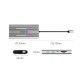 Orico XDR 12in1 RGB USB-C Docking Station USB-A USB-C PD 100W 2x HDMI 4K 60Hz VGA RJ45 Gigabit SD and microSD Card Reader - Gray