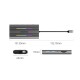 Orico XCR 12in1 RGB USB-C Docking Station 3x USB-A USB-C PD 100W HDMI 4K VGA RJ45 Gigabit SD and microSD Card Reader - Gray