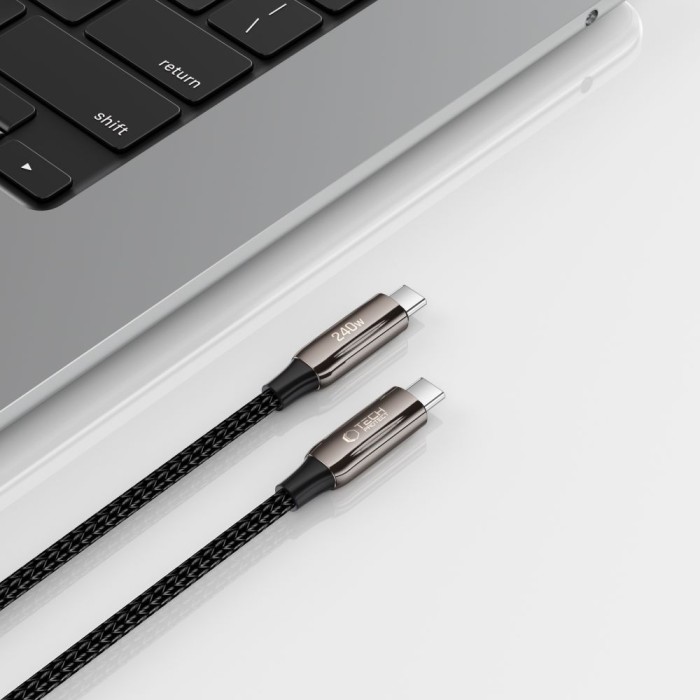 Tech-Protect UB10T Ultraboost USB-C PD240W/QC4.0 Cable 100cm - Black