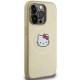 Hello Kitty Leather Kitty Head MagSafe case for iPhone 13 Pro / 13 - gold