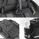 Rockbros A6-03BK bicycle bag for trunk 35 l with fold-out pockets - black