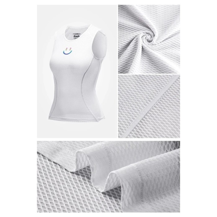 Rockbros YDBX001 Women's Quick-Dry Sleeveless Cycling Jersey XL / XXL - White