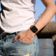 Tech-Protect LeatherFit Strap for Apple Watch 4 / 5 / 6 / 7 / 8 / 9 / SE / Ultra 1 / 2 (42/44/45/49 mm) - Brown